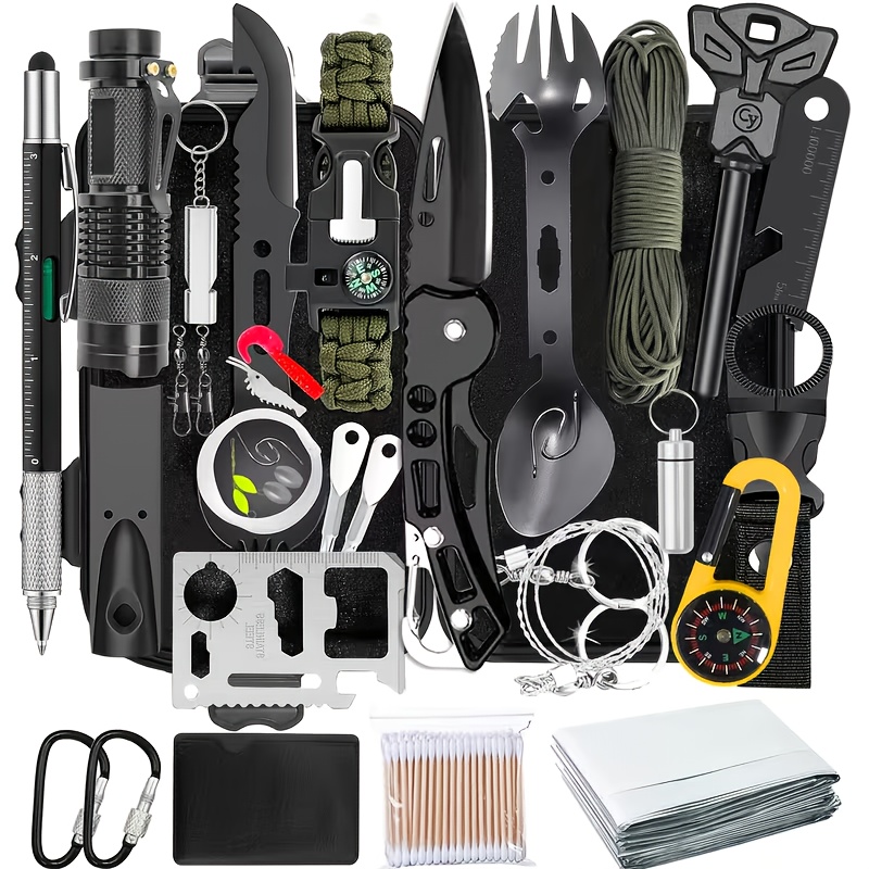 survival gear kit sold on Temu United States