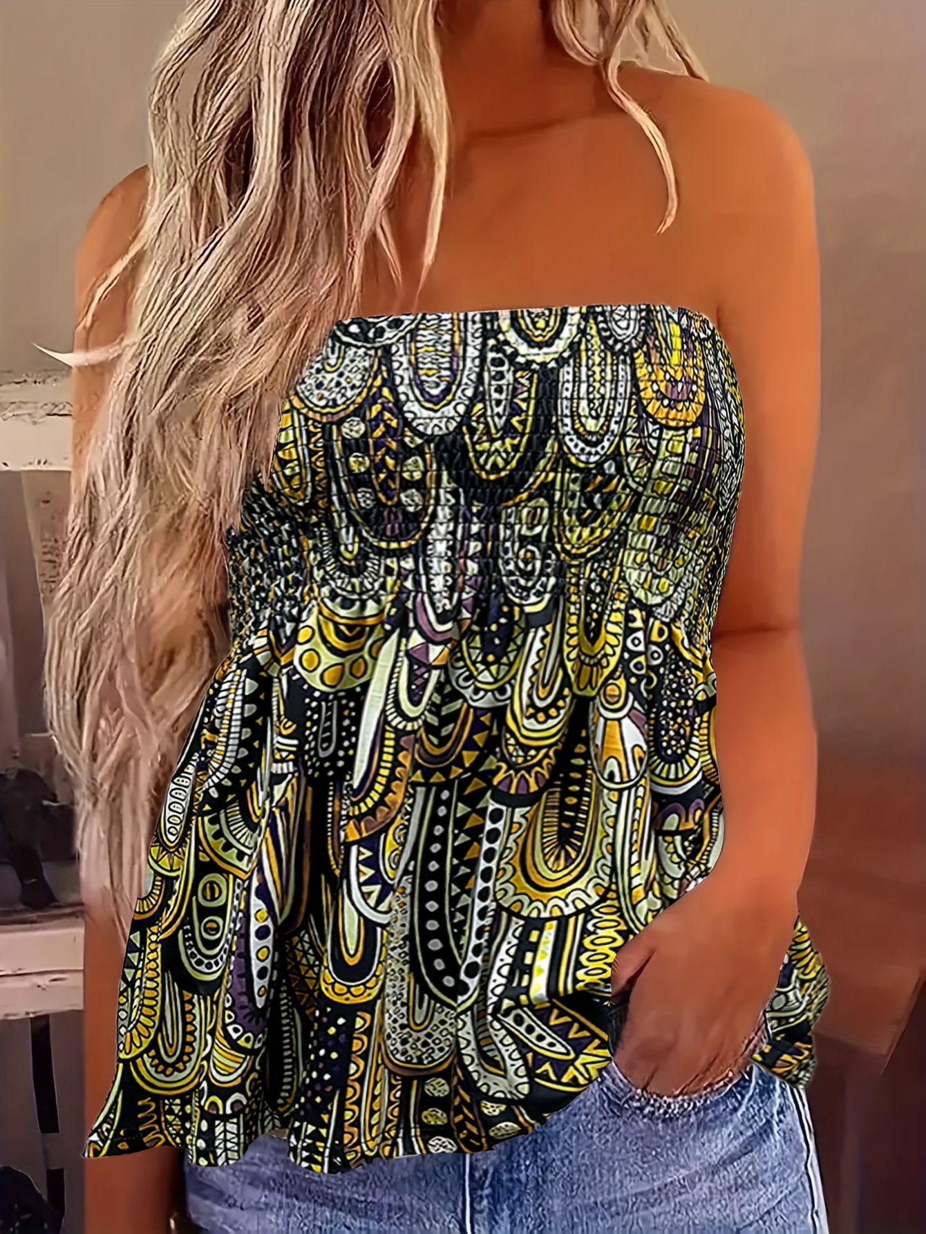 flowy tube top