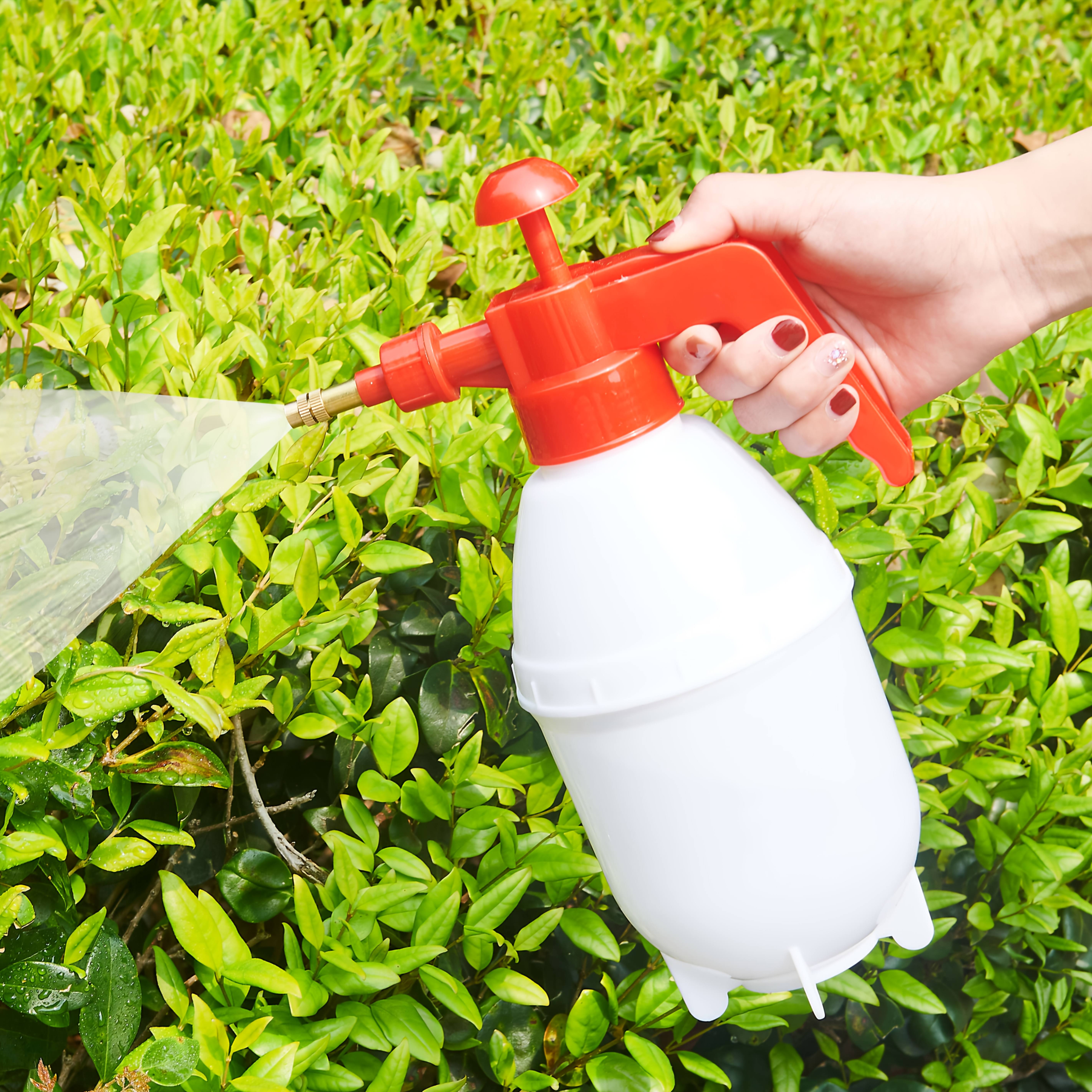 Image of 0.8l(27oz) Handheld Pressure Sprayer - Adjustable Nozzle Spray Bottle For Gardening, Disinfection & Cleaning (portable Air-pressurized Can)