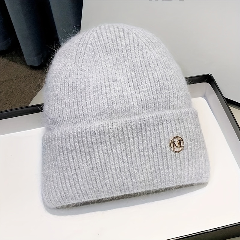 Embroidered Winter Warm Hat, Fashionable Cold-Proof Cap