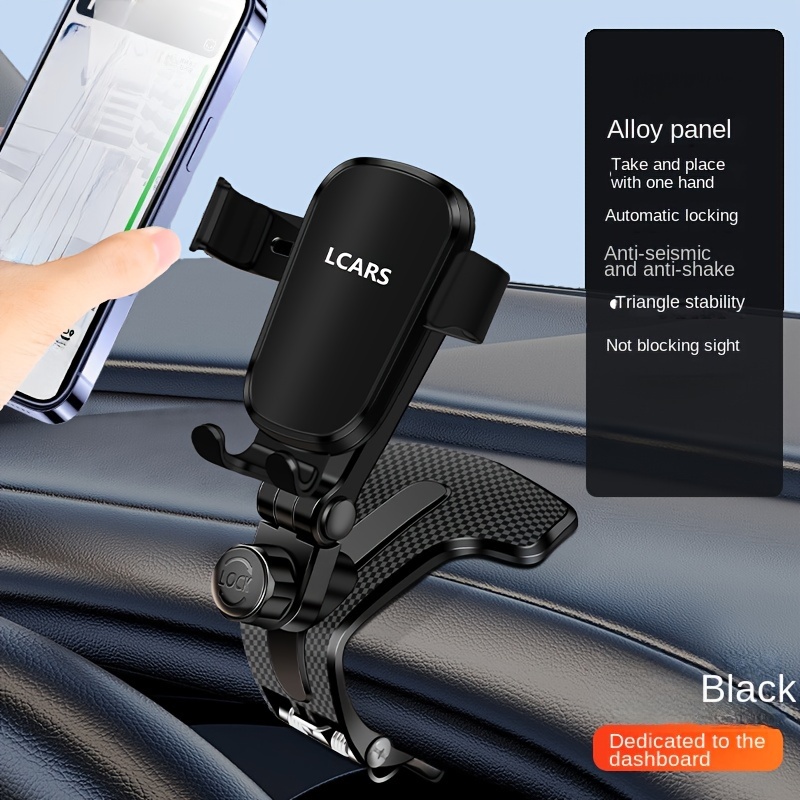 E-shop LCARS Autoarmaturenbrett Handyhalter - 360° verstellbar mit rutschfester Silikonklemme, Mehrwinkelstabilität, für alle Smartphones, Langlebiges