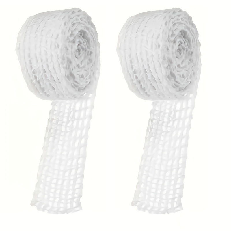 Image of 2 Roll Net Pocket Set, Cooked Food Bundling Barbecue Braised Boiled Meat Tie Rope, Elbow Net Pocket, Kitchen Smoked Braised Boiled Meat Tie Net, Beef Fragrance Bundling Coil Net