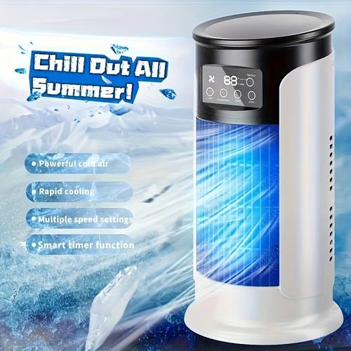 portable air conditioner with 3 in 1 function cooler humidifier and cooling fan fashionable for todays times ideal gift