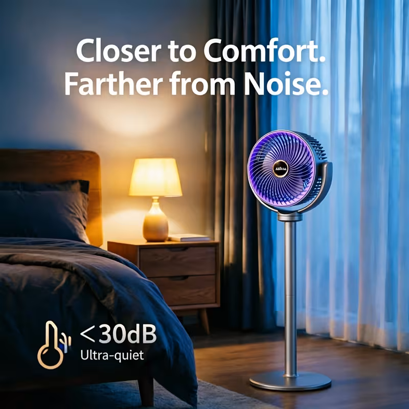 all in one adjustable floor fan 5 speed settings usb charging port 360 degree adjustment three blade fan design high power large capacity battery great companion for home bedroom living room camping fishing and work Product details 5