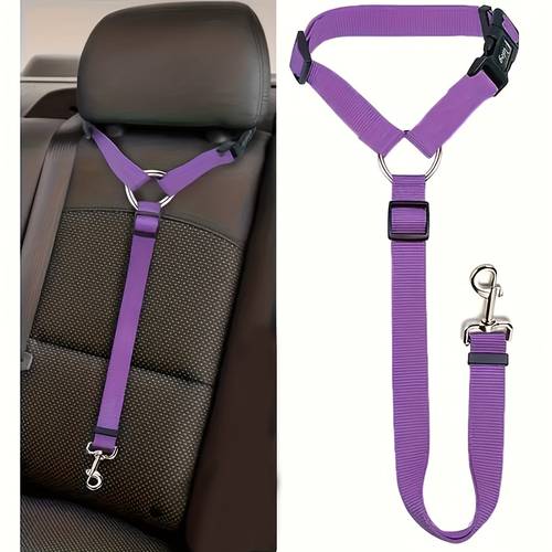 1 belt vest adjustable car safety belly band with comfortable padded design and ergonomic support convenient installation automatic haul rope pet travel