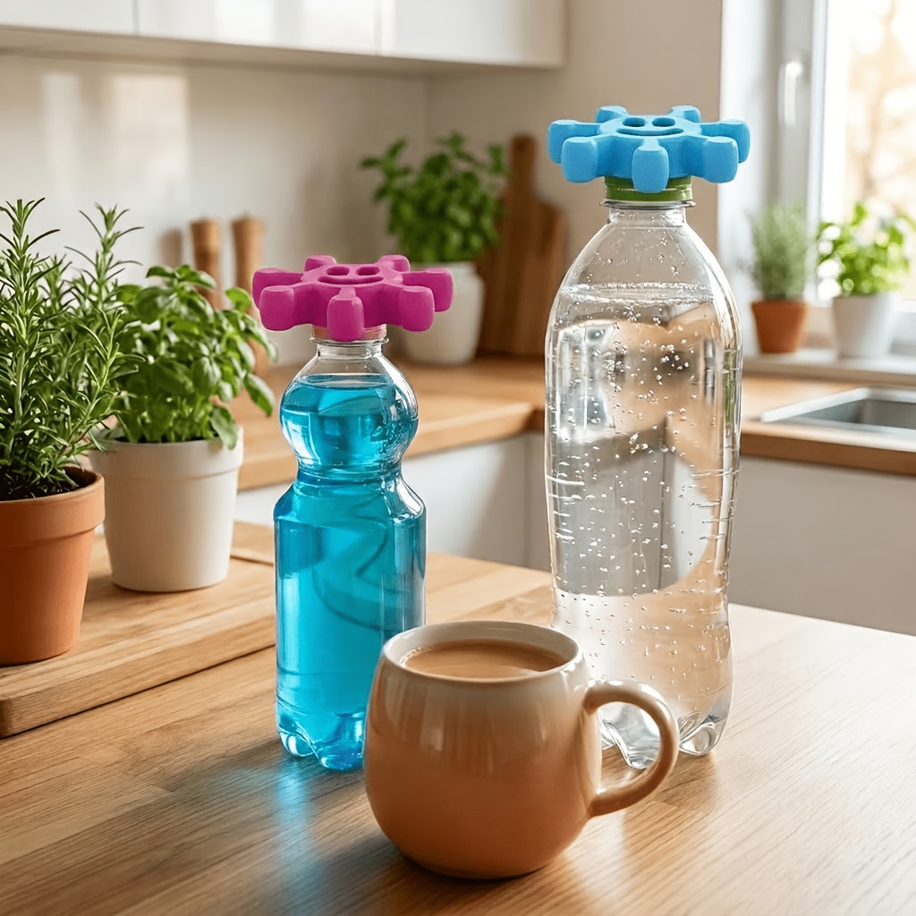 2pcs Smiling Sunflower Non-slip Effort- Bottle Opener, Easily Twists Open Soda And Beverages, A Practical For Home Use