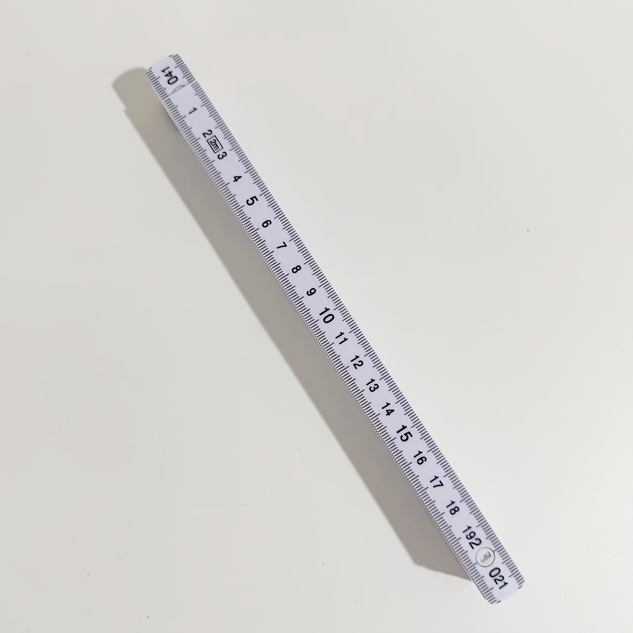 200cm Plastic Folding Ruler With Heat-transfer Scale, Double-sided Thickened Folding Ruler For Furniture, Home Decor, And Woodworking, Portable Design