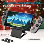 suitable for switch 2 accessory gift set halloween thanksgiving black friday christmas new year holidays gifts for men and women large capacity durable storage case portable travel case steering wheel 2 joycon covers 2