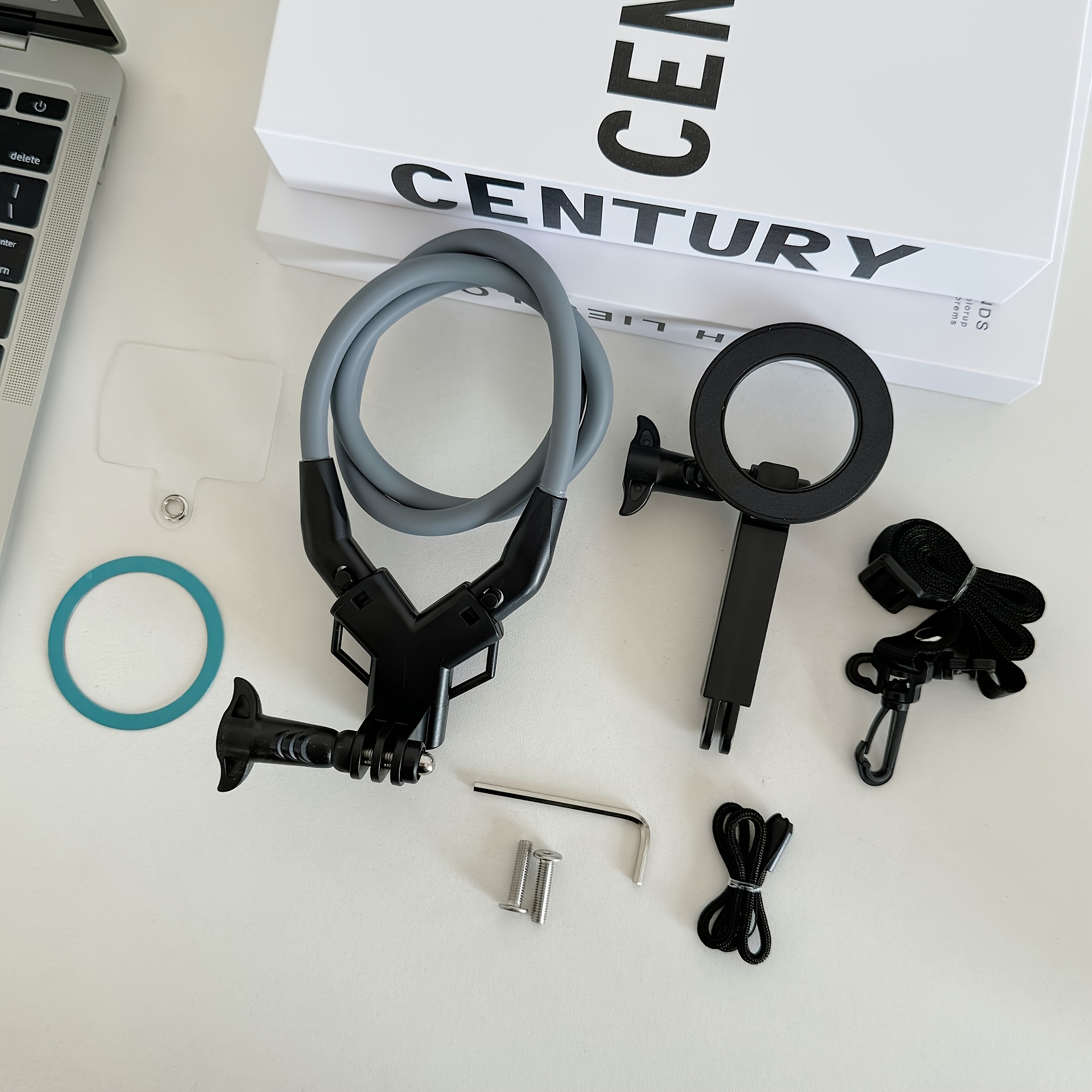 E-shop Verbesserte magnetische Handyhalterung für den Hals, magnetische Schwebung, Anti-Shake, Multi-Winkel-Rotationshalterung für Kochen,