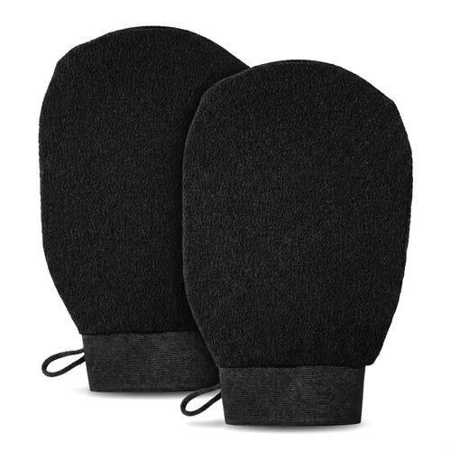unisex exfoliating gloves viscose fiber body scrub gloves korean washcloth body exfoliator for removing dead skin loofah towel bath scrubbing gloves