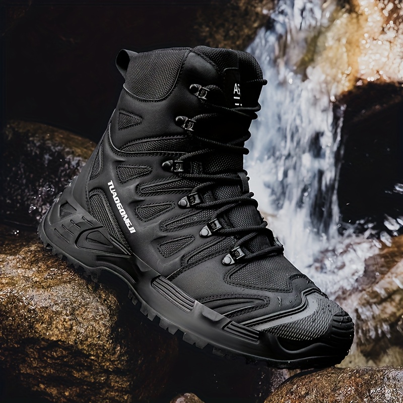 TEMU Men's Shoes Outdoor Sports Hiking High-quality Hiking Boots Trekking Shoes Snow Boots Couple Style Training Boots Men's Outdoor Hiking Shoes