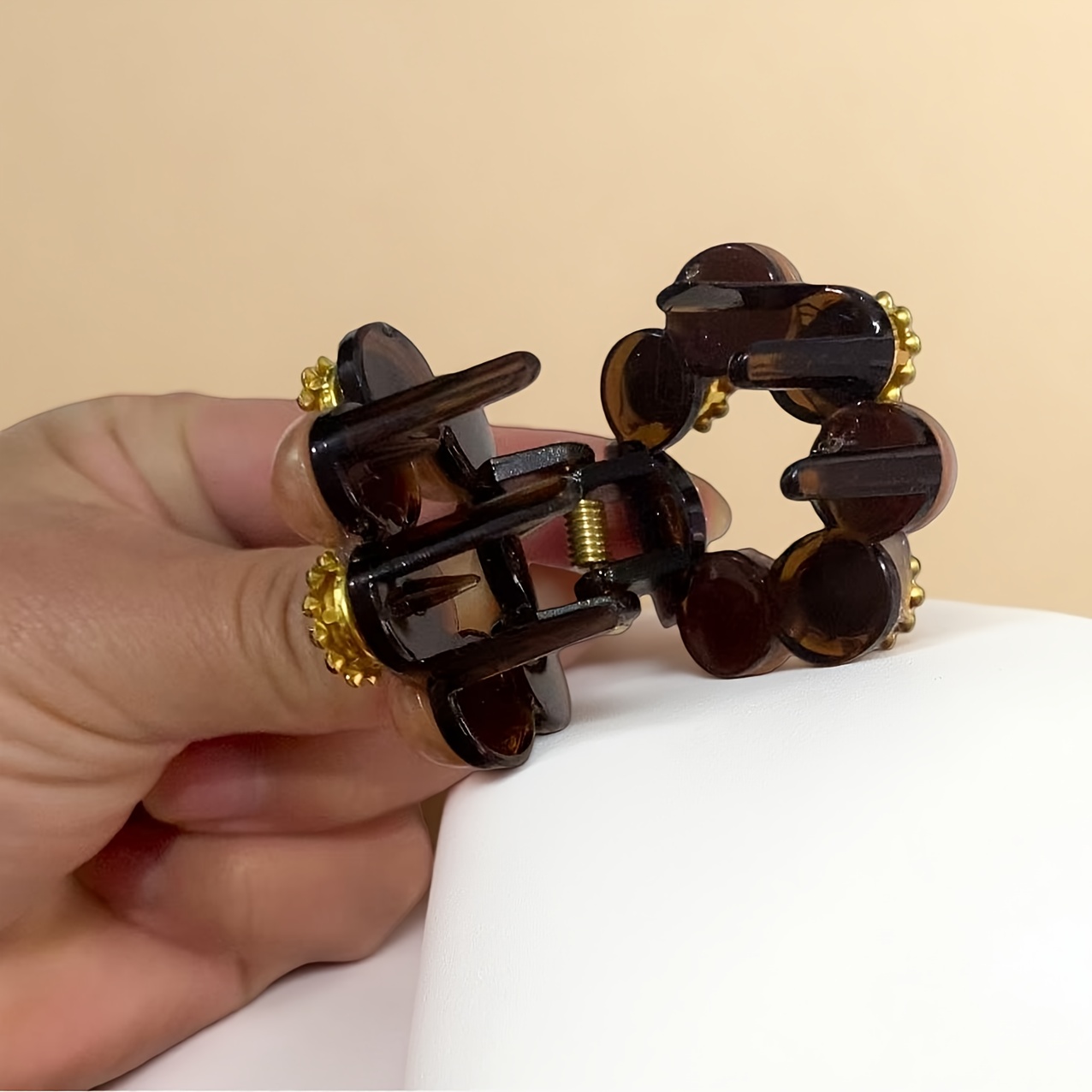 3pcs New Temperament Camellia Pearl Mini Hair Clip Female Bangs Broken Hair Clip Princess Hair Card Headwear Wholesale