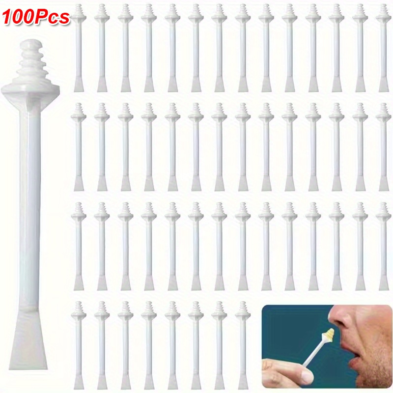 Image of 100pcs White Hair Removal Sticks, Suitable For Men And Women, Precise Trimming Of Ears, Nose, Eyebrows, Hair Removal (no Scissors Required, Safe And Hygienic), Hair Removal Set, Salon And Home Use