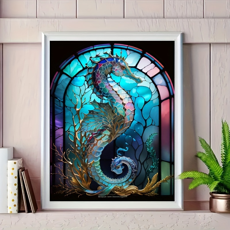 

Diamond Painting Art "seahorse" Series 2024 Full Diamond Painting Mosaic 5d Diy Stitch Kit Diamond Painting Art Home Decoration