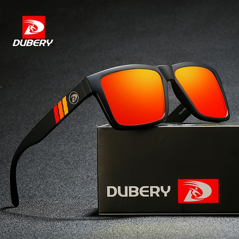 

Dubery, Classic Retro Fantasy Cool Square Polarized Fashion Glasses, For Men Women Casual Business Outdoor Sports Party Vacation Travel Driving Fishing Supply Photo Prop, Ideal Choice For Gift