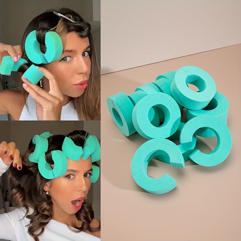 Hair Curler Set C shaped Sponge Rollers Women Gentle Temu Canada