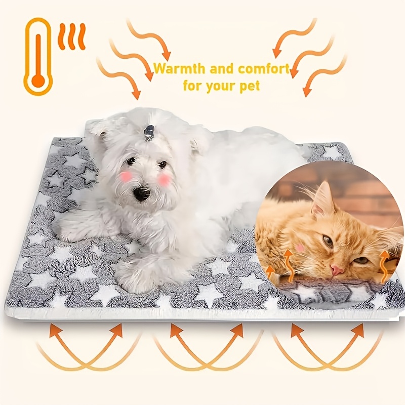 

1pc Winter Warm Thickened Pet Warm Pad, Cat And Dog Bed Warm Pad, Warm Blanket, Soft Fabric, Easy To Clean, Suitable For Small And Medium Dogs, Home And Car Pet Blanket, Sofa Cushion, Car Seat Cushion