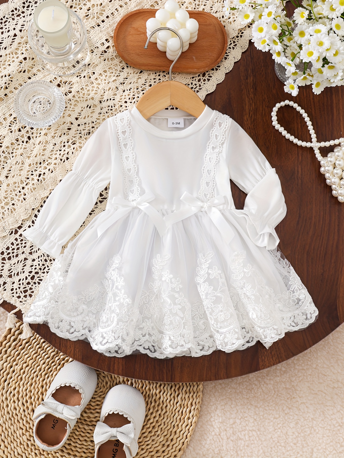 long sleeve blush lace dress Effervescent Mermaid Dress Teuta Matoshi