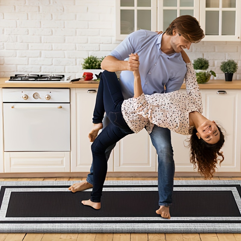 

Easy-clean Pvc Kitchen Mat - Non-slip, Oil & Water Resistant, Comfortable Standing Pad For Home And Office Use Kitchen Mats For Floor Kitchen Mats Floor Non Slip