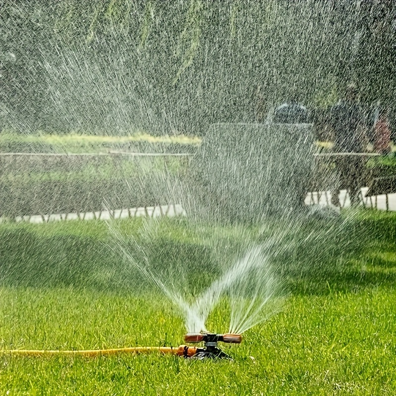 1pc garden sprinkler lawn sprinkler automatic water sprinkler automatic irrigation degree rotate sprinkler watering system integrated sprinkler for outdoor garden yard supplies 8 5 10 details 4