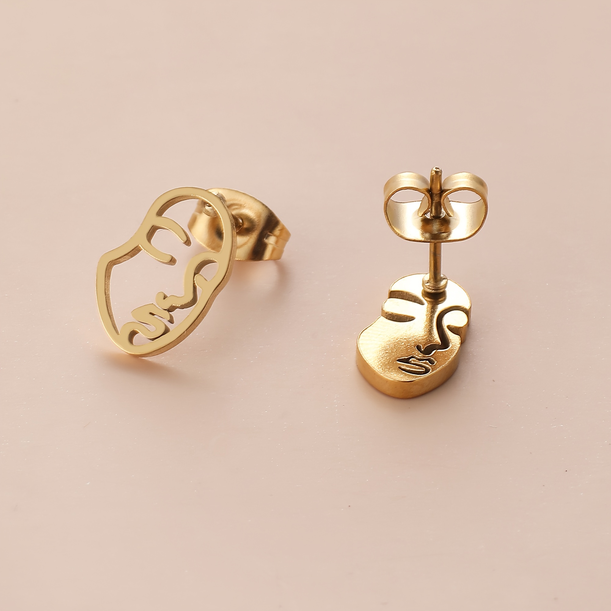 Stainless Steel Face Suitable For Women's Earrings