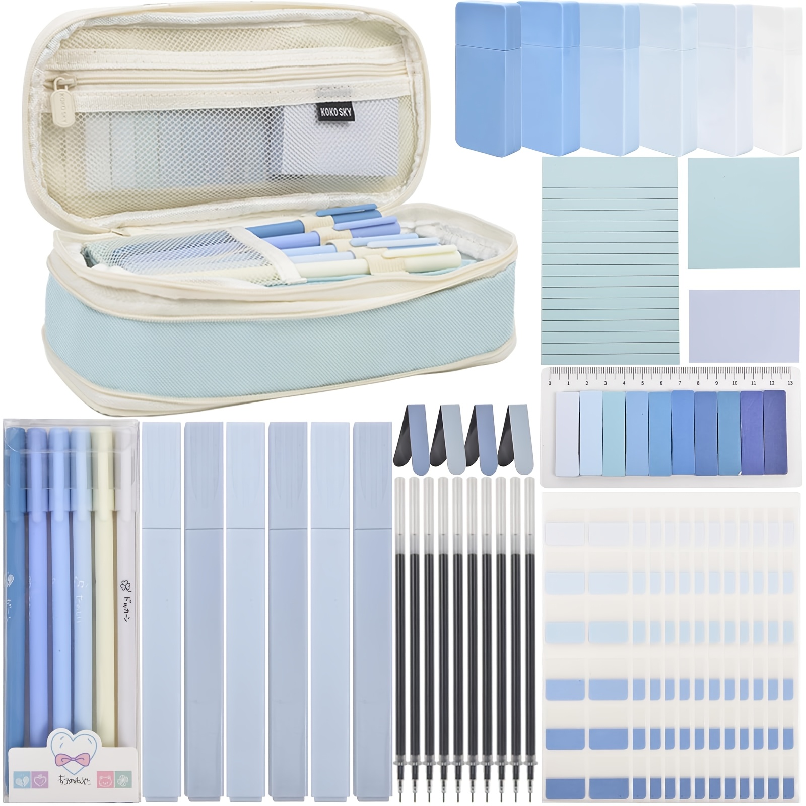 TEMU Aesthetic Stationery Set, 47pcs Stationery Set