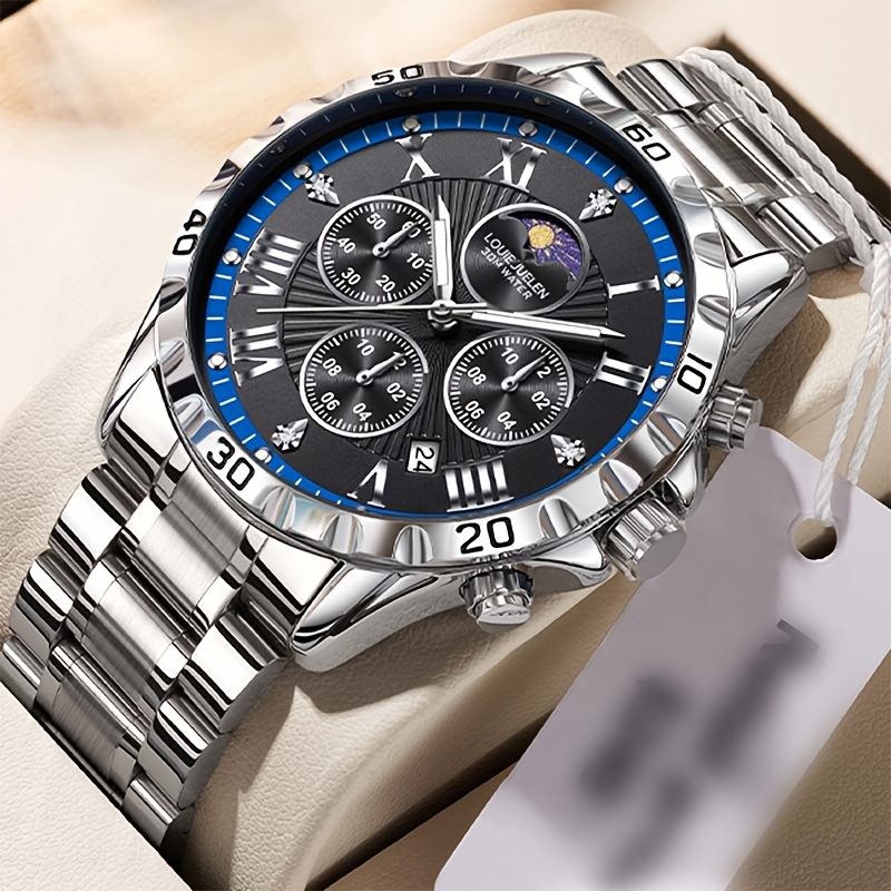 Image of Luxury Automatic Mechanical Watch For Stylish Gift For Business Or Casual Wear, Perfect For Christmas, Birthdays, Or Other Special Occasions.