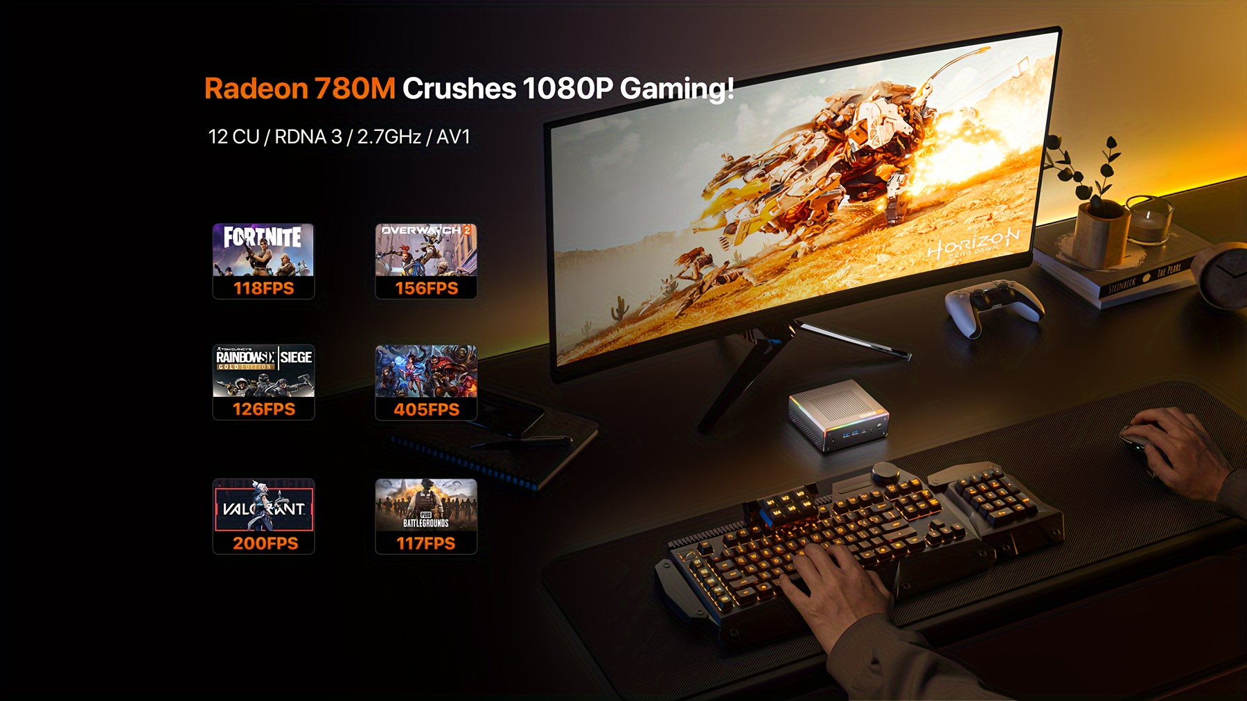   gaming     7 7840hs8c 16t up to 5 1ghzradeon 780m 32gb ddr5 5600mhz   1tb ssd 4k hd bt5 2 dual hdtv wifi6 2 4g 5    all desktop pc rgb lights details 6