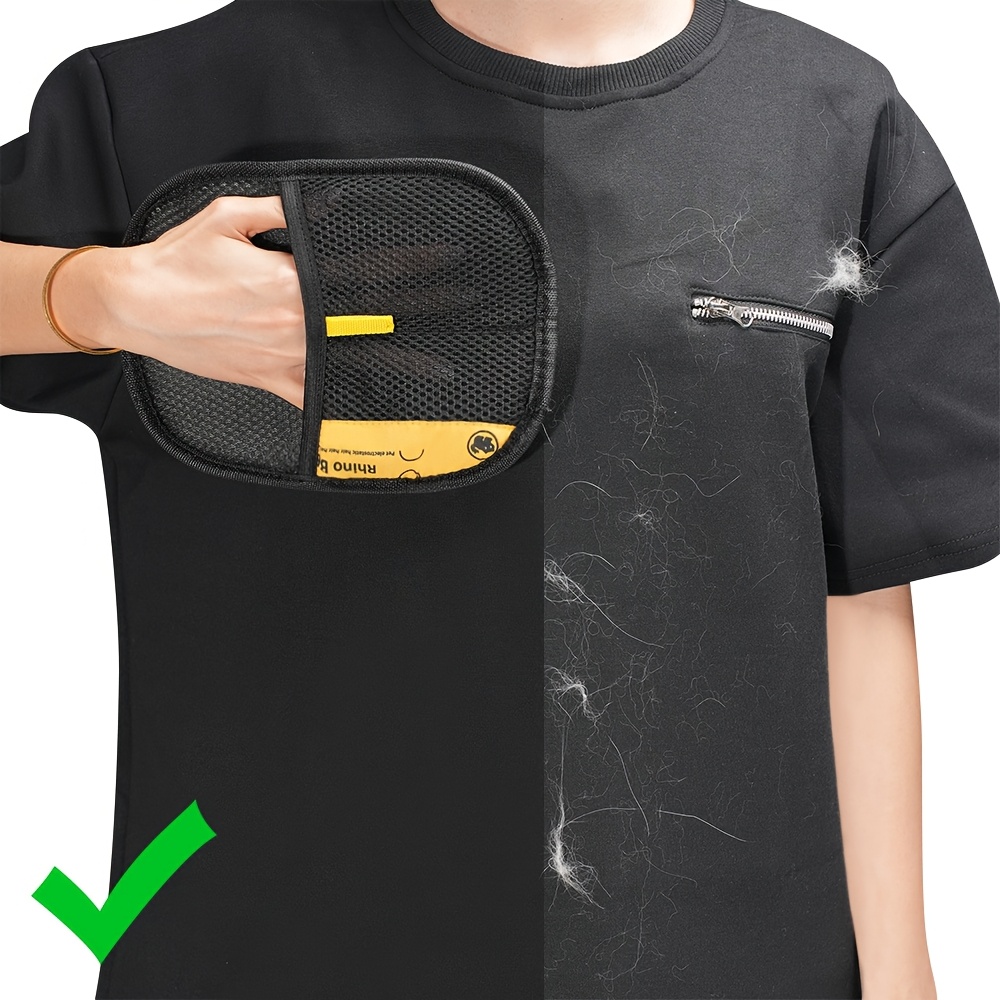 Image of Household Hair Removal Brush, A Pet Hair Removal Artifact, Electrostatic Hair Removal Gloves, Reusable, Convenient And Fast, And Usable In Multiple Environments