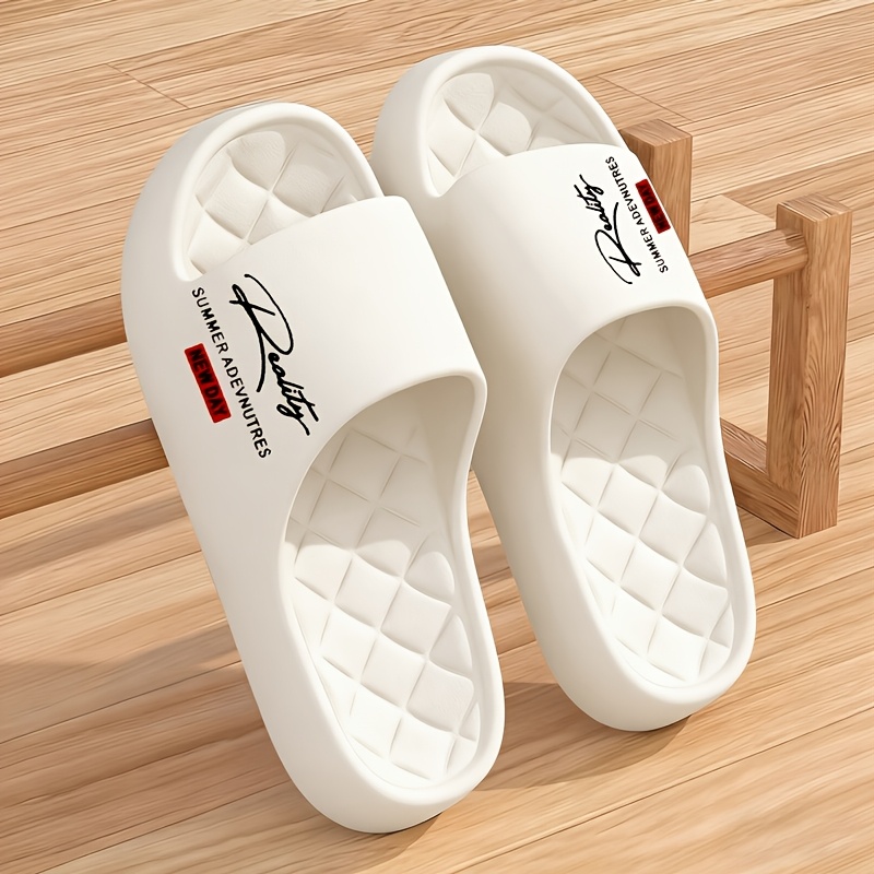 Unisex Couple'S Dual-Color EVA Comfortable Lightweight Slippers | Soft As Clouds, All-Season Use, Open Toe, Suitable for Bathroom And Outdoor Wear