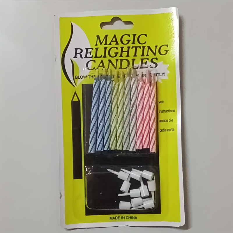   thread candle prank joke indestructible birthday candle