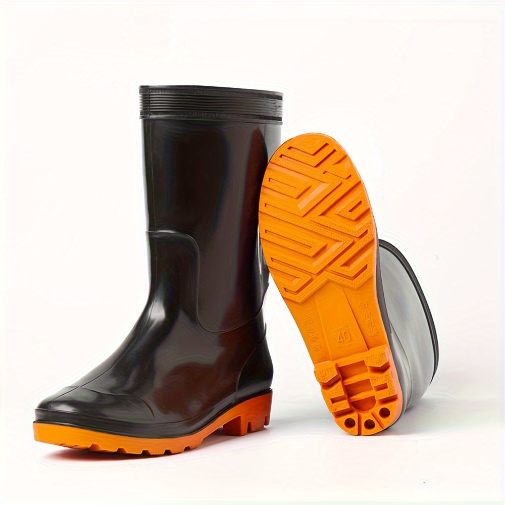 Rain Boots Men Waterproof Anti Slipping Knee High Rubber Boots Outdoor  Fishing Work Garden Shoes, Check Today's Deals