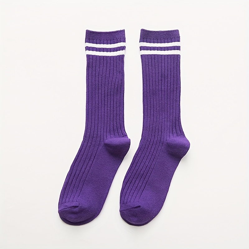 Image of 7-color Optional Socks, ' Needle Pile Socks, 2 Bar Drawstring Socks, College Style Women's Socks, Autumn And Winter Long Stockings, Personalized Ins Trendy Socks