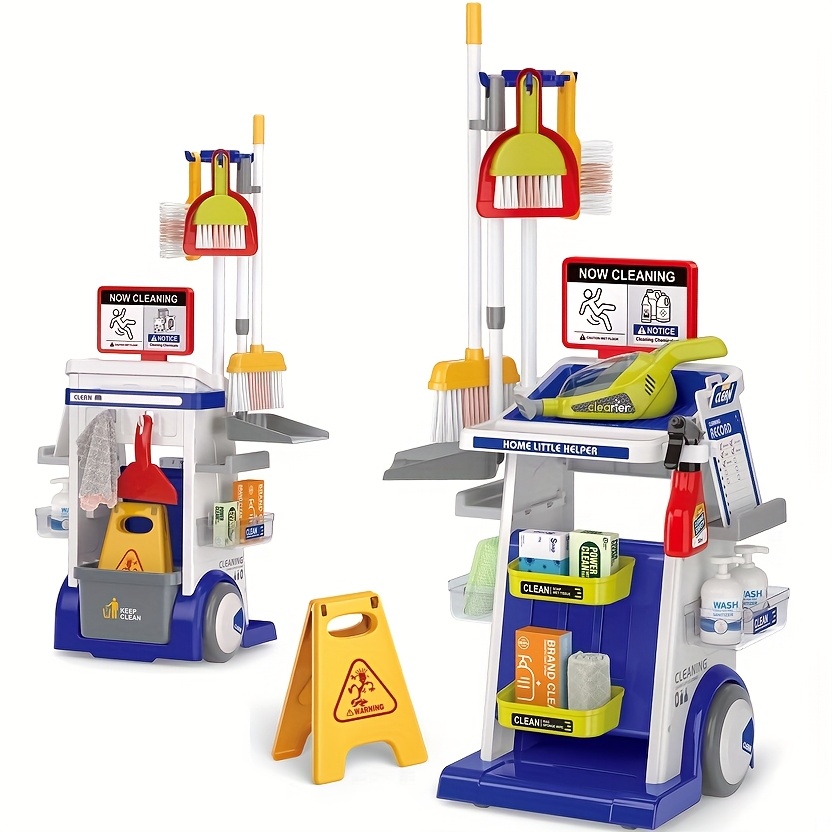 Mini-schoonmaakkar voor kinderen
