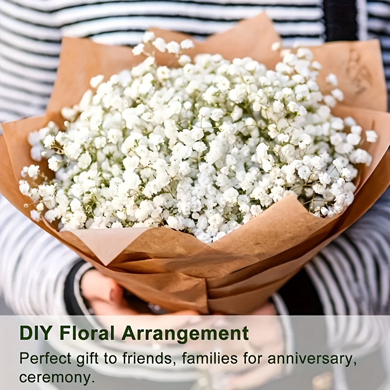 1500 flowers 50 bunches of artificial babys breath with stems premium   bouquet realistic touch simulation flowers for home and office decoration outdoor garden decor christmas wedding birthday party decorations   thanksgiving
