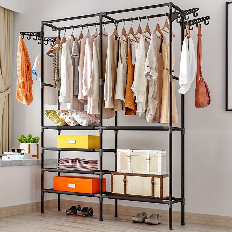 

Floor Hanging Clothes Rack, Home Furnishing Multifunctional Clothes Storage Rack, Bedroom Entrance Door Removable Simple Coat Rack