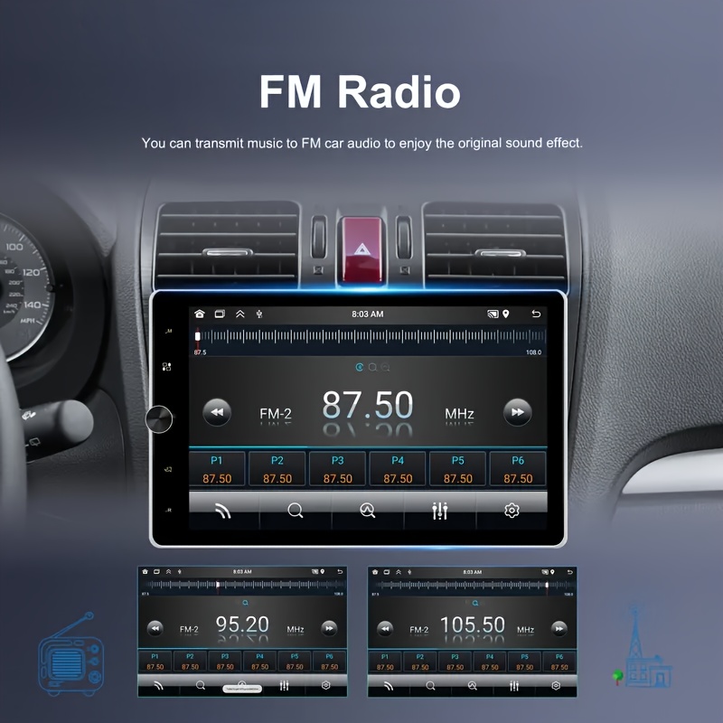 10.1in Double Din Car Stereo for Ford for F-250 for F-350 Super Duty 2006-14 Built-in Wireless Carplay Android Auto Android 15 Audio Receiver Wireless MP5 Player USB FM Multimedia Radio Support Mirror Link SWC + Backup Camera, Vehicle Multimedia System, Car Entertainment Unit, Sleek Dashboard Unit, Modern Car Audio, Reliable Performance, Advanced Car Electronics, Without Battery, Pantalla Para Carro, Car Stereo System