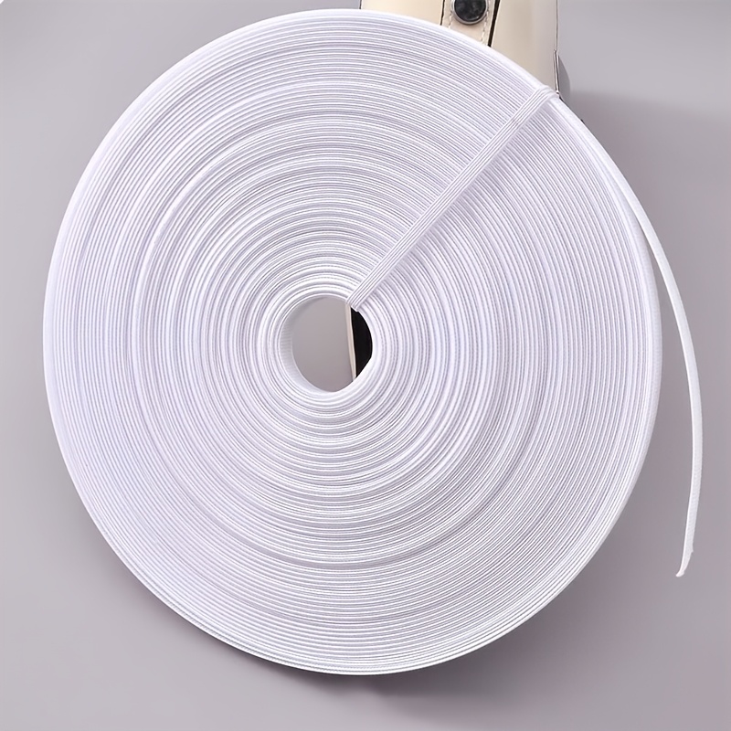 TEMU 1pc 8mm/12mm Fishbone Small Roll 25 Yards Pack Low Density White Clothing Auxiliary Material Shaping Net Polyester Evening Dress Additions