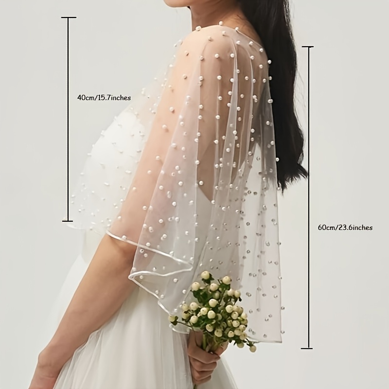 elegant wedding shawl mesh shawl party dress shawl - Temu