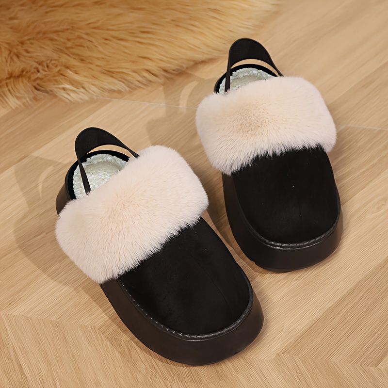 womens elegant slip on moccasin slippers soft faux fur lining arch   indoor outdoor house shoes in brown khaki black comfortable cushioned insole durable slip sole for home office or vacation wear versatile all terrain indoor outdoor footwear with plush fleece lining lightweight cozy for bedroom living room or resort wear slip ons slippers for women women slippers slippers indoor slippers for women indoor shoes for women ladies slippers Product details 8