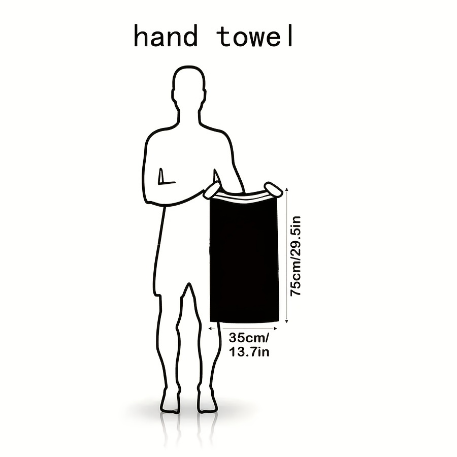 6pcs Bath Towel Set, 35*75cm / 13.7*29.5 inches, Crown Embroidered Pure Cotton Towels, 100% Cotton Material, Quick-Dry and Absorbent