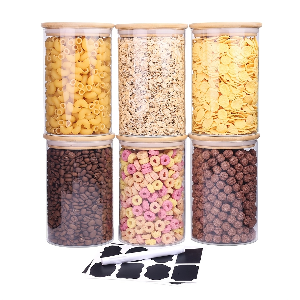Glass Storage Containers With Bamboo Lids Manufacturer_Wholesaler