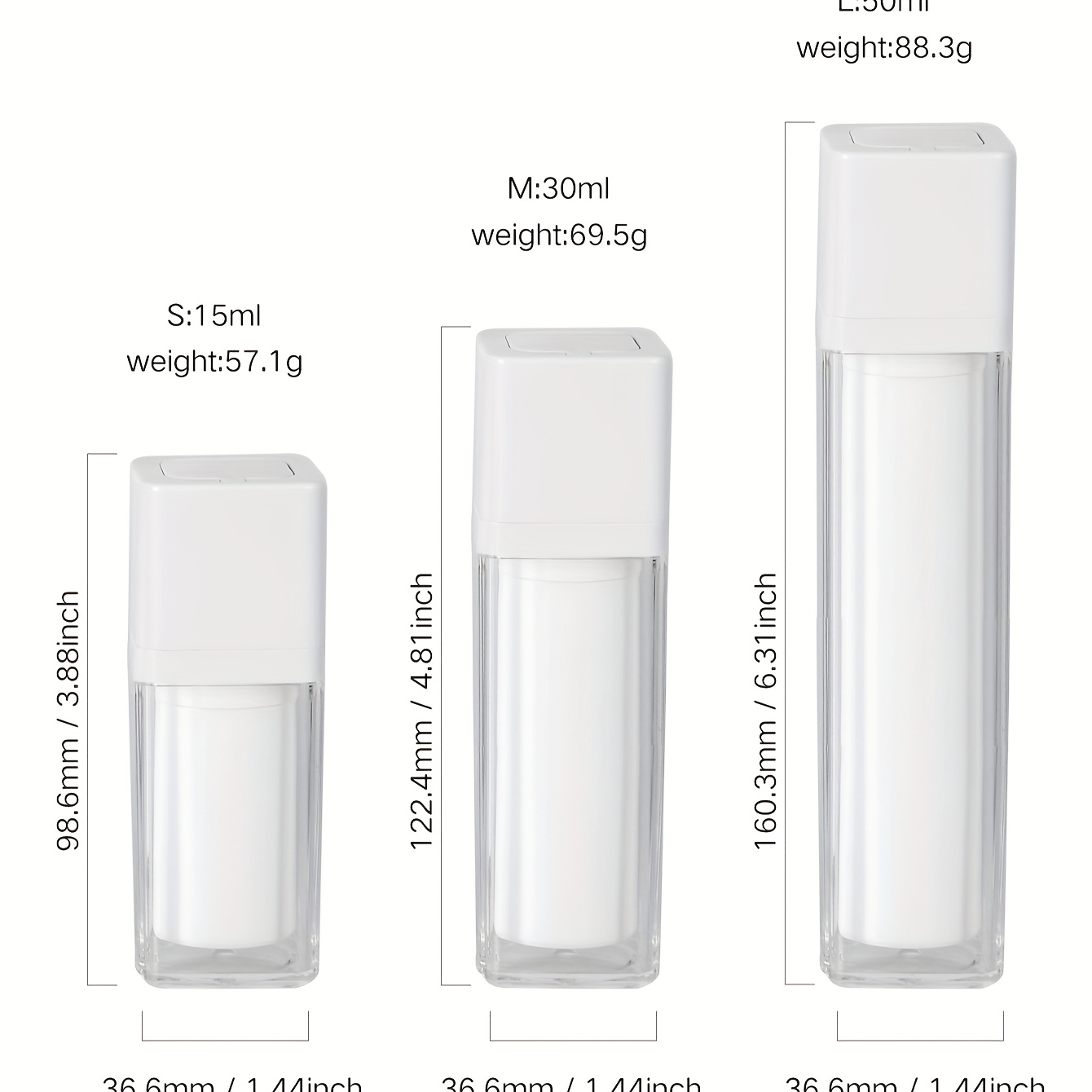 E-shop Rotierender Vakuum-Emulsionsspender für unterwegs 15ml/30ml/50ml