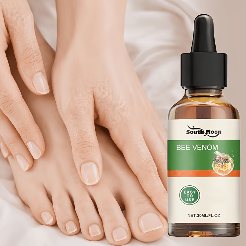TEMU Bee Venom Nail Care Serum A Gentle Formula With Bee Venom Extract, Suitable For Thickened And Discolored Nails. Consistent Use Delivers Results. Safe For Types, Including Fair .