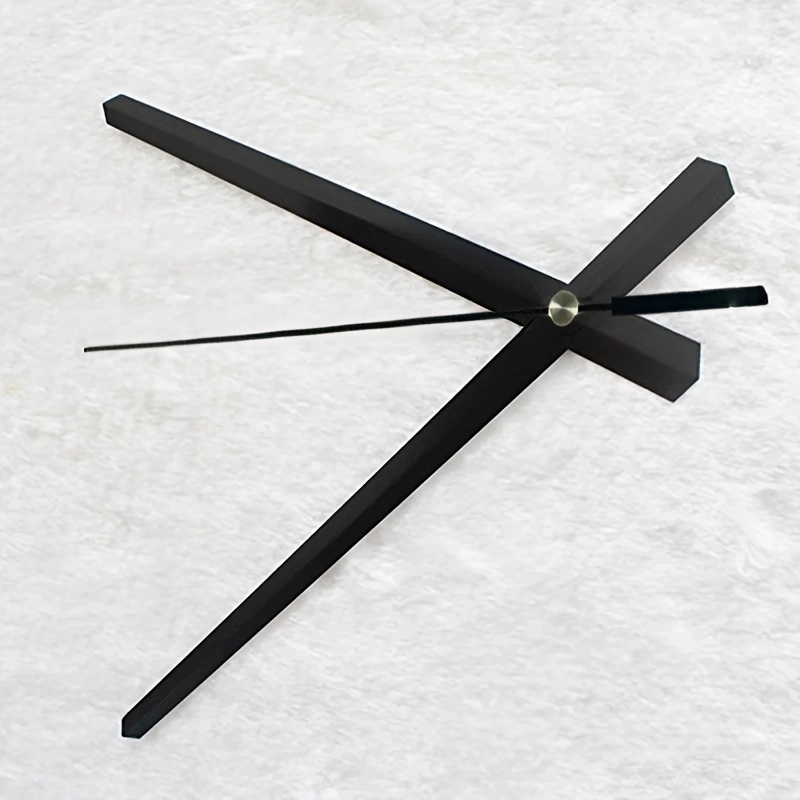 TEMU Juego de 1 Reloj de Pared Grande con Manecillas de Metal para Bricolaje, Reparación de Punto de Cruz, Piezas de Repuesto y Restauración de