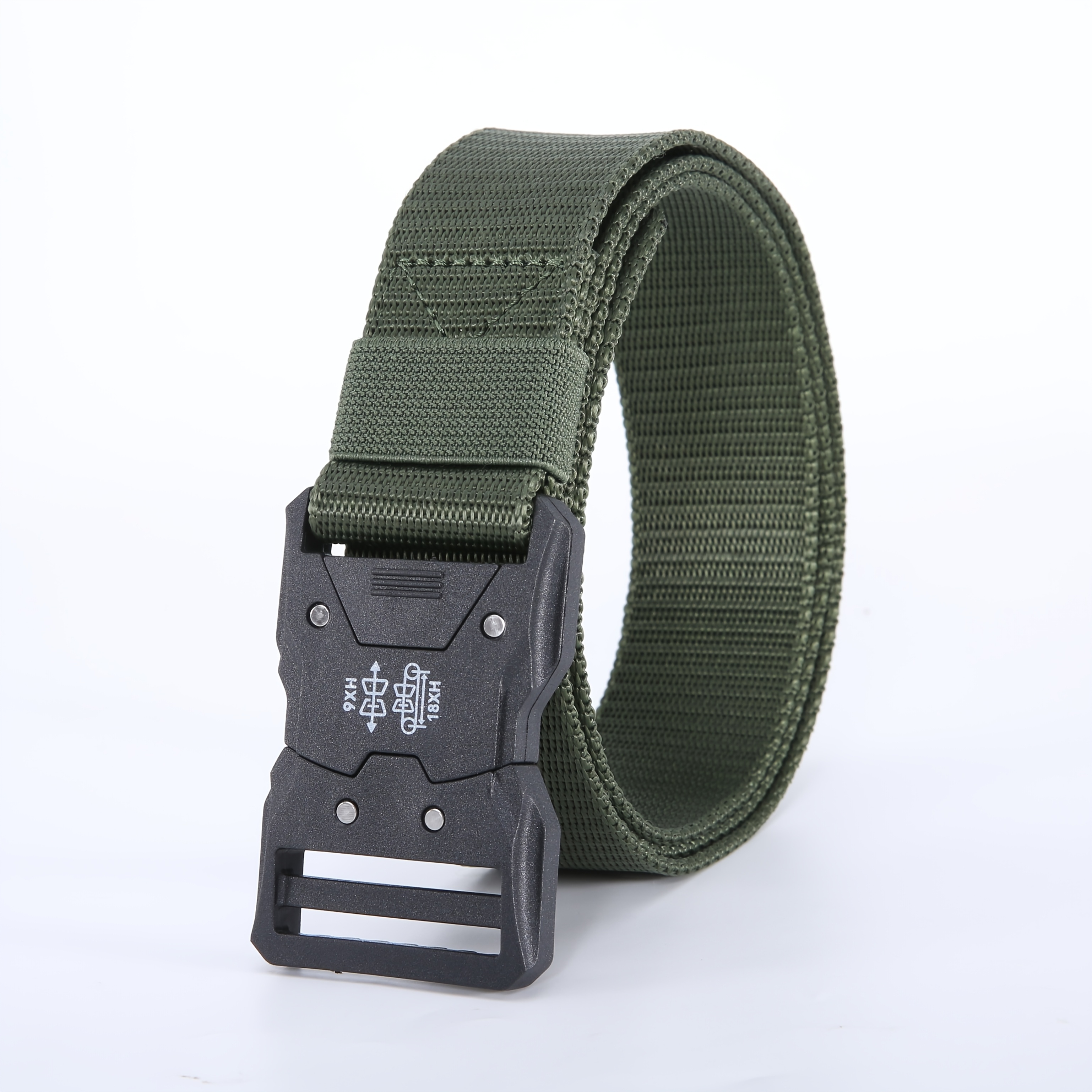 Men's Tactical Canvas Belt with Quick Release Buckle