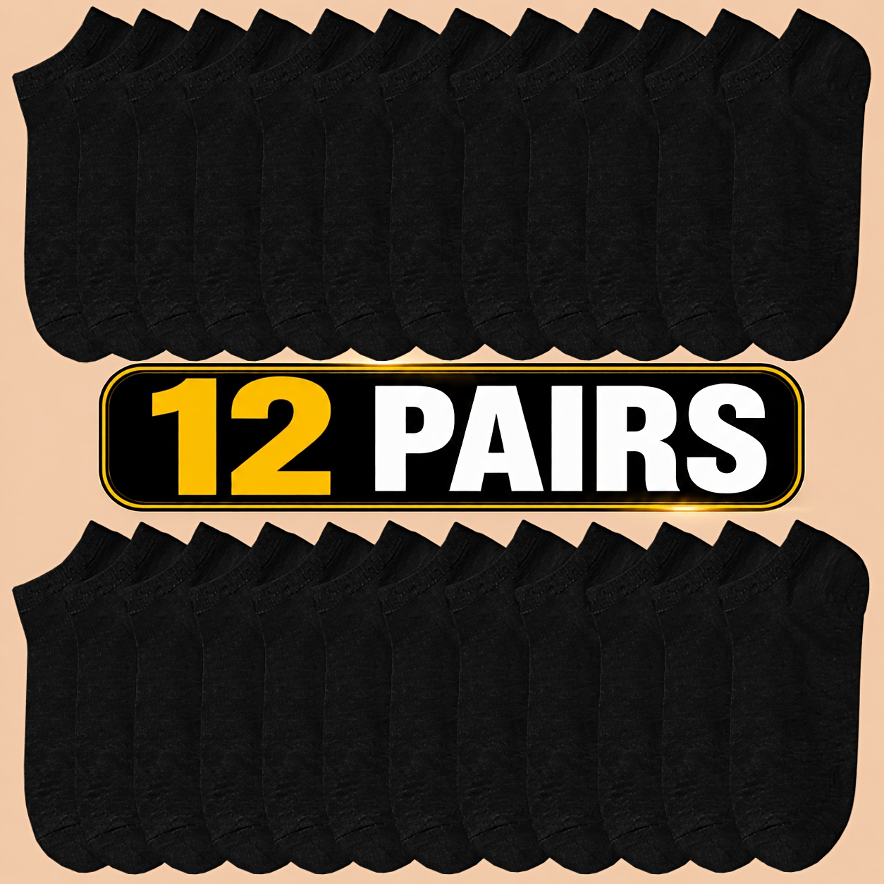 12 Pairs Unisex No Show Socks, Low Cut Breathable Lightweight Short Ankle Socks For , Soft Casual Socks For Sneakers & Daily Wear