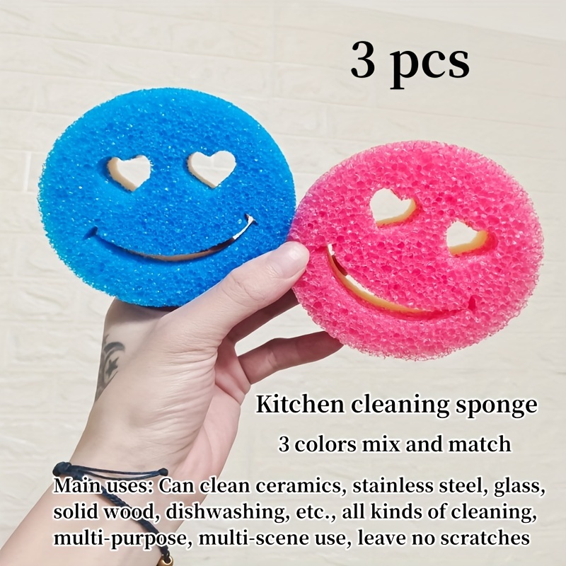 

Purchase 3 Products, Thermal Sponge, Cleaning Sponge, Multi-purpose Kitchen Cleaning Sponge, Dishwashing Sponge, Pot Sponge Brush, Bathroom Cleaning Sponge, Scrubbing Sponge, Cleaning Supplies