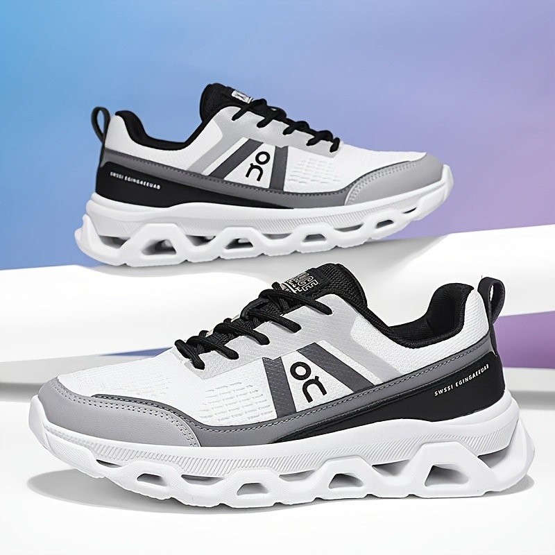 Men's Ultra-Light Sneakers Suitable for & Casual Wear - Anti-Slip Sole, Breathable Nylon Upper & Cushioned Soft Sole, Low-Top Sneakers for Gym,, Everyday Use - - Comfortable Streetwear