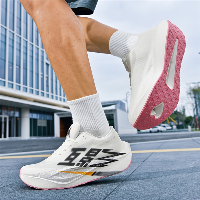 PB6.0 Carbon Plate Running Shoes for Men, Outdoor True Explosion Soft Sole Physical Test Training Shoes, Couple's Marathon Jogging Shoes for Women